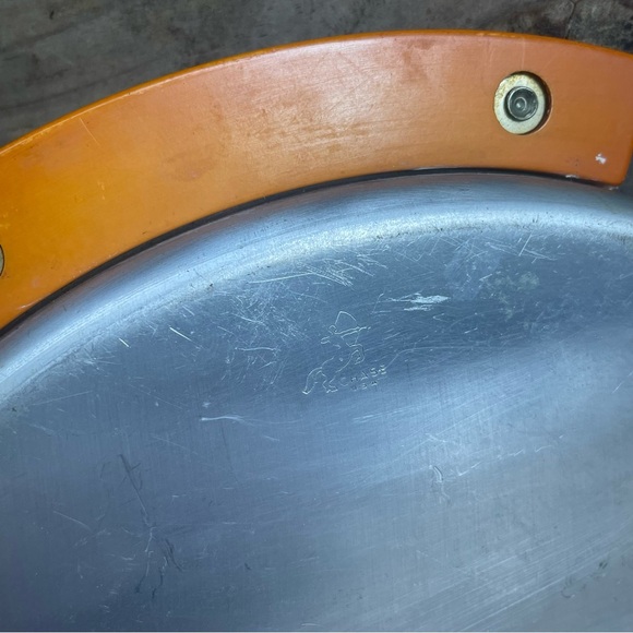 Vintage Mid Century Silent Butler Crumb Tray CHASE USA Bakelite & Chrome - Picture 6 of 14